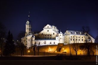 Ночной Несвиж