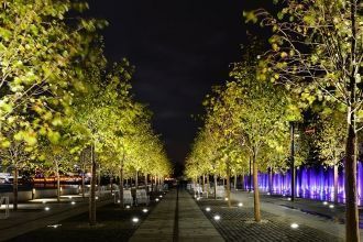 Крымск ночью.