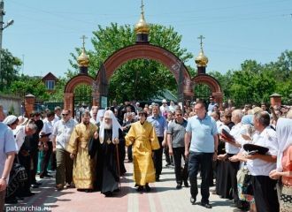 Патриарх&nbsp; Кирилл в Крымске.