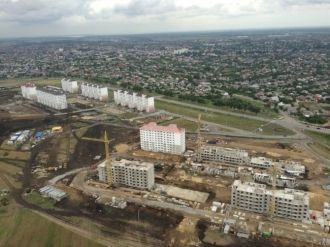 Крымск с высоты птичьего полета.