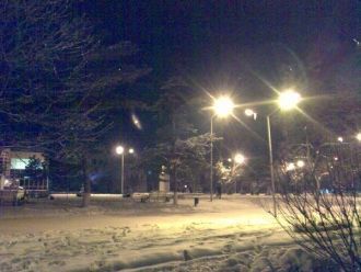 Ночной Крымск.