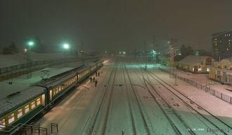 Искитим ночью.