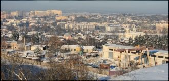 Волковыск с высоты.
