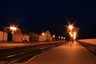 Ночной Волковыск.