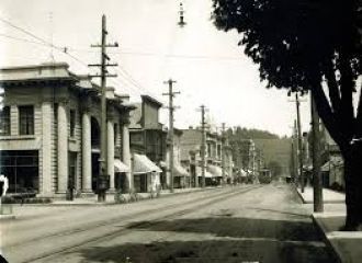 Вид старого города на фото. Юджин.