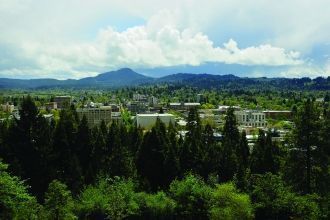 Город Юджин, штат Орегон.