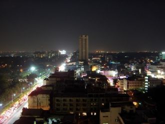 Бангалор ночью.
