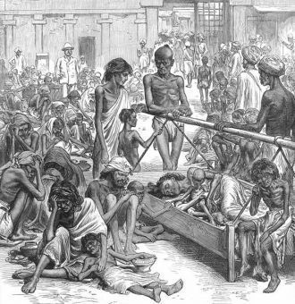 Историческое изображение окозания помощи