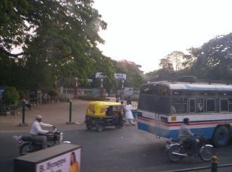 Индийская кофейня на M.G. Road (улица Ма