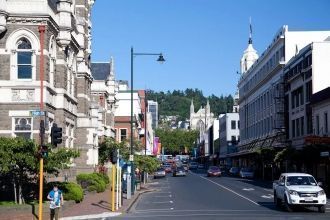 Город Данидин, Новая Зеландия.