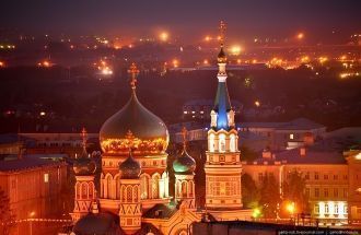 Ночной Омск