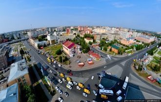 Омск с высоты