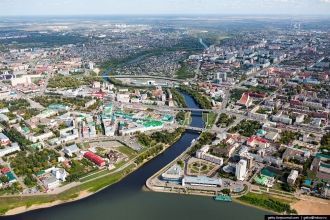 Омск с высоты