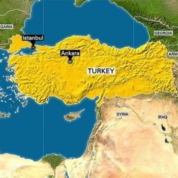 Анкара на карте Турции