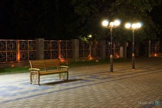 Ночной город Прилуки.