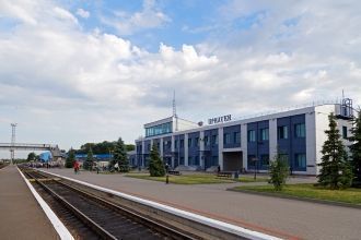 Вокзал города Прилуки.