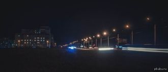 Ночные улицы Шарыпово.