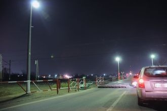 Ночные улицы Сафоново, Смоленская област