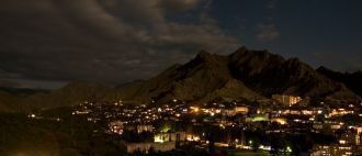 Ночная панорама Мегри. 