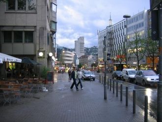 Центральная улица Штутгарта.