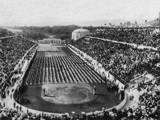 1896 - Летние Олимпийские Игры в Афинах.