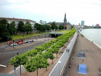 Набережная Дюссельдорфа.