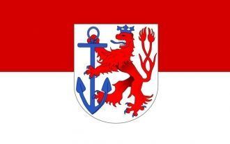 Флаг Дюссельдорфа.