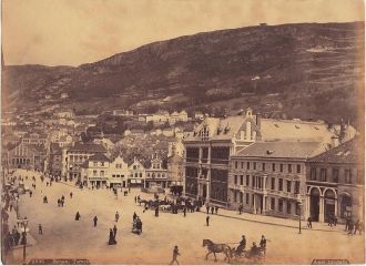Берген в 1880г.