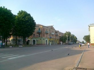 На улице города Нововолынск.