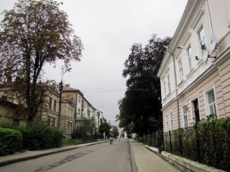 На улице города Дрогобыч.