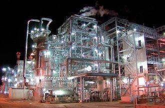 Щекино ночью.