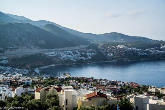 Город Калкан с высоты птичьего полета.