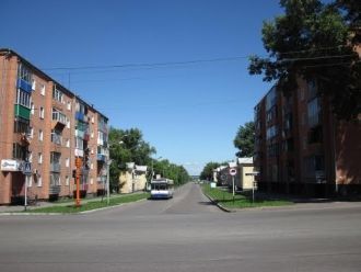 Центральная улица Киселёвска.