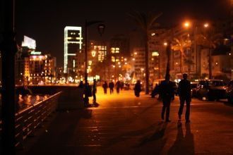 Ночной Бейрут