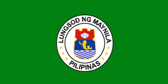 Флаг города Манила.