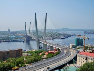 Золотой мост, Владивосток, Россия.