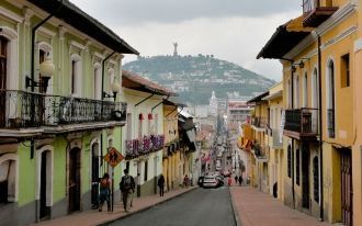 Old-Town-Street, Кито.