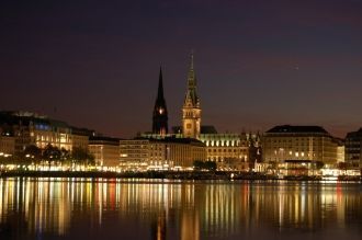 Гамбург ночью
