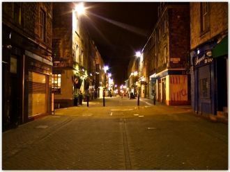 Ночные улицы города Данди