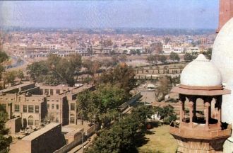 Город Лахор. Общий вид с высоты.