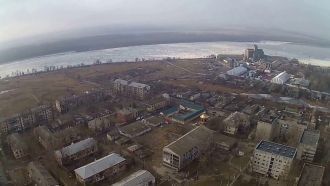 Килия полет на квадрокоптере, высота 150