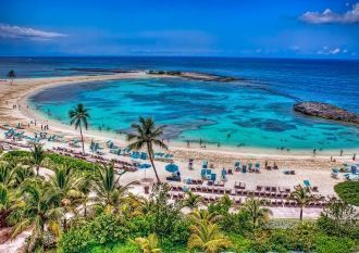 Пляж Нассау.&nbsp;