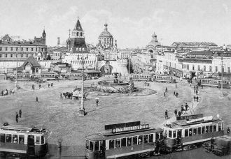 Лубянская площадь до 1917 года.