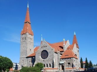 Кафедральный собор Тампере, построенный 