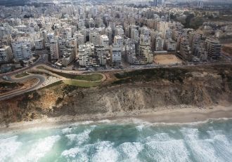 Нетания с высоты птичьего полета