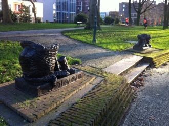 Нетипичные скамейки в&nbsp;Амерсфорте.