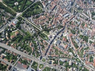 Город Шалон-ан-Шампань с высоты.