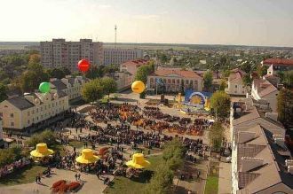 Панорама города Лунинец