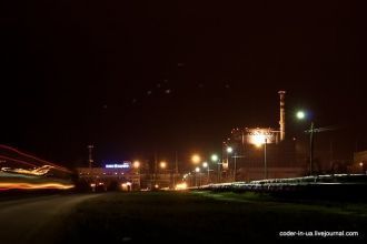 Нетишин ночью.