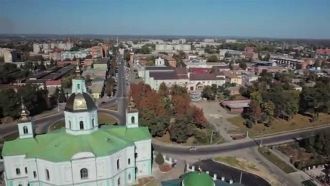 Панорама города Ахтырка.